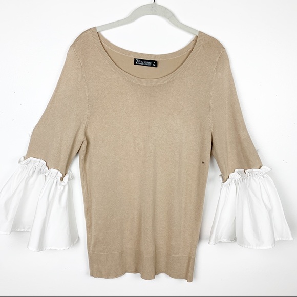 NWT 7th AVE BELL SLEEVE SWEATER - Picture 6 of 6